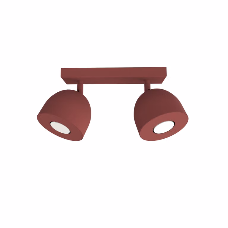 Lampada Da Soffitto Campanella X2 Monocolore Opaca