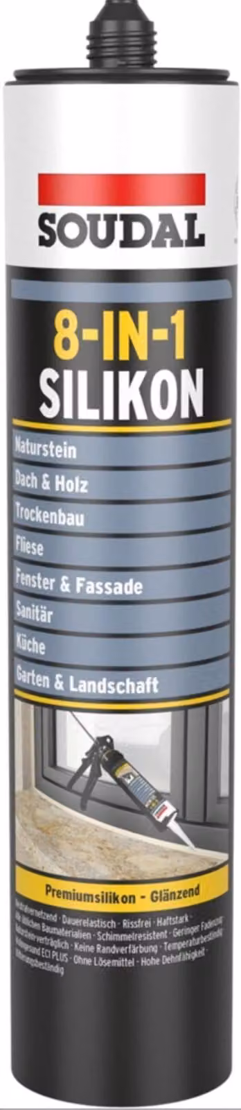 Soudal Silicone 8-IN-1 Silicone Beige chiaro (300 ml)
