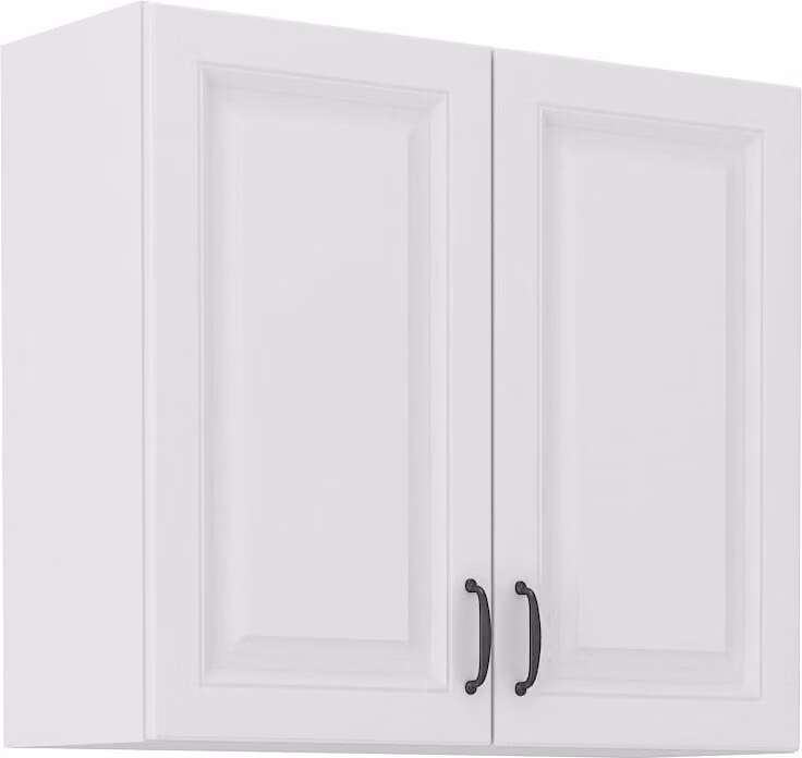 Armadietto superiore da cucina SOPHIA - larghezza 80 cm, bianco