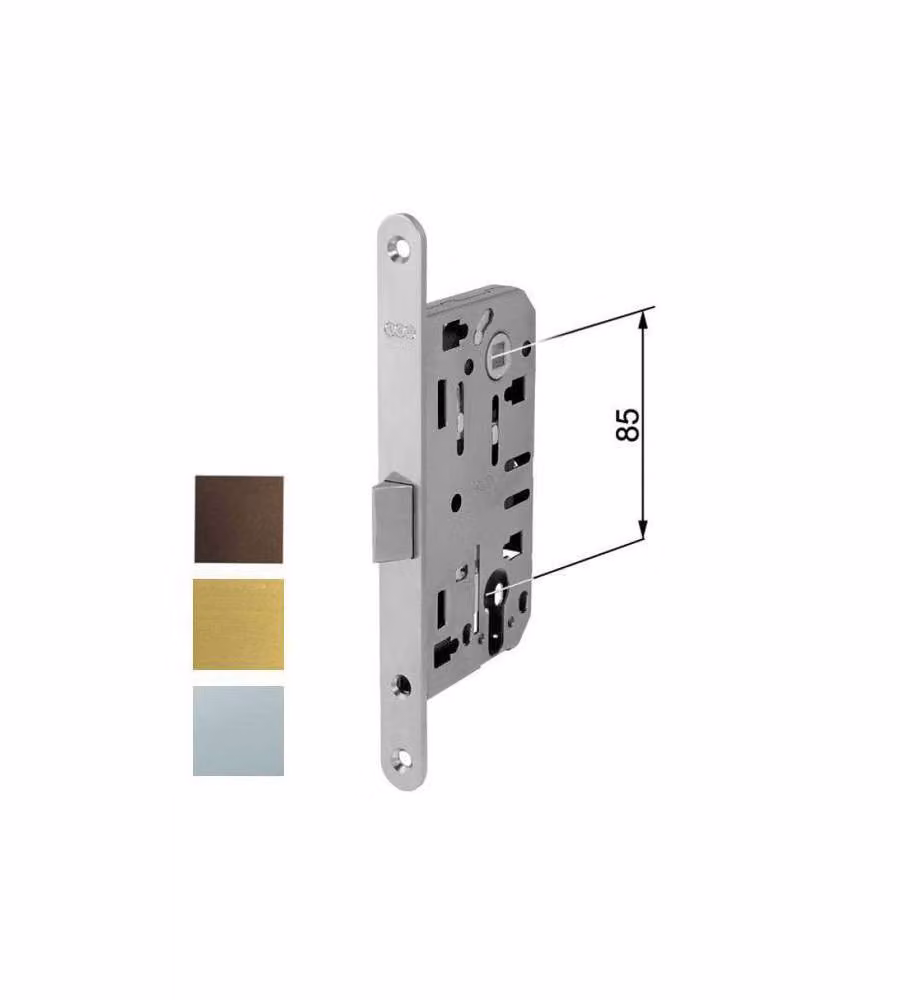 Serratura Inf.Legno Mediana E60 Bronzata 1103 Agb