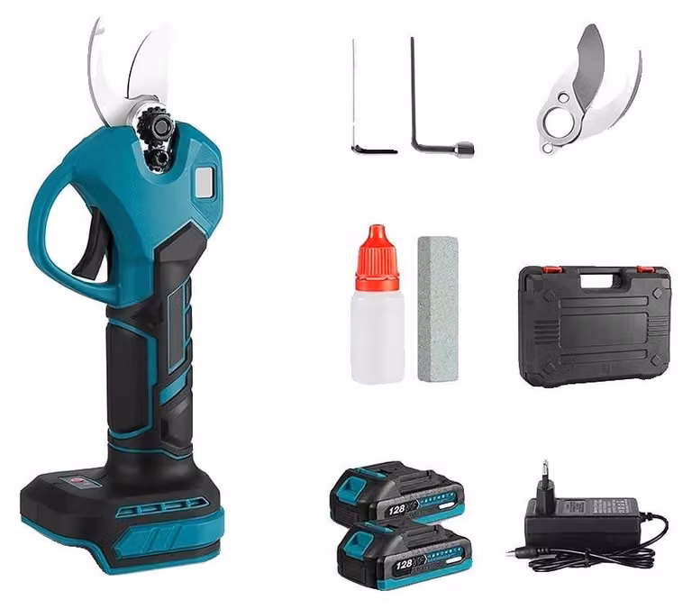 Potatori elettrici, motore brushless, lame Acciaio al carbonio resistenti, dotati di 2 batterie