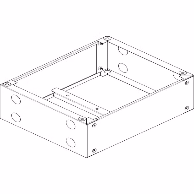 Base ABN RAL 7022 L 590 x H 200 x P 500 mm US220