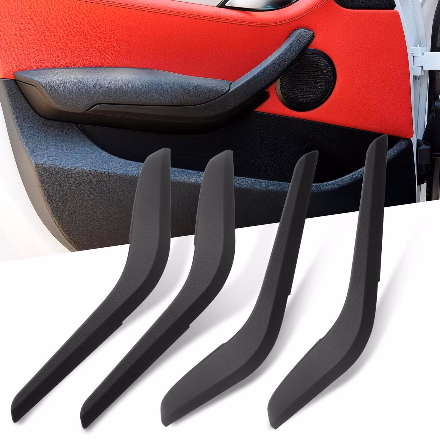 Set di 4 maniglie per porte compatibili con BMW X1 (modello E84)