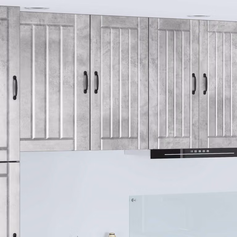 Armadietto a muro moderno vidaXL LUCCA Grigio, L 40 cm, P 31 cm, H 80 cm