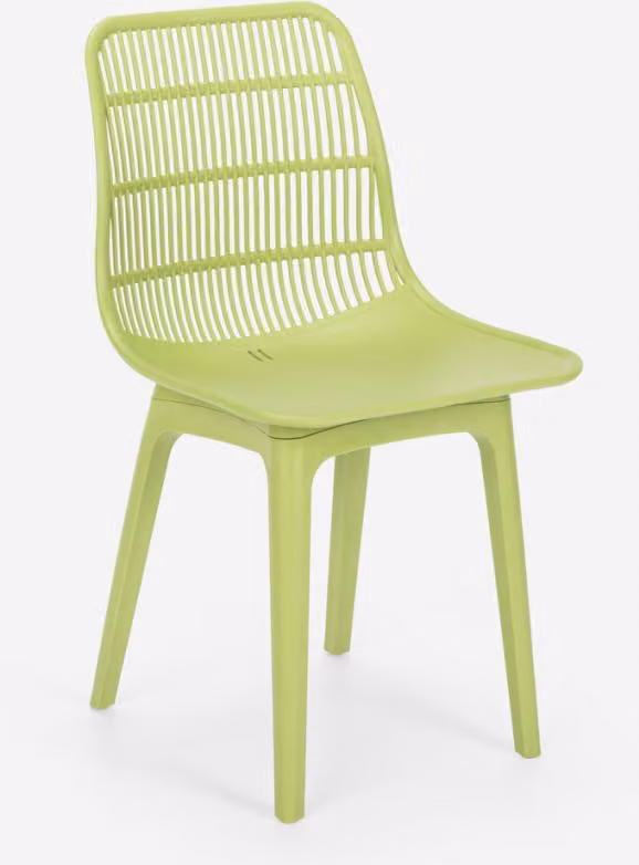 Sedia in polipropilene per cucina, bar, ristorante, giardino moderno Bluetit - Verde