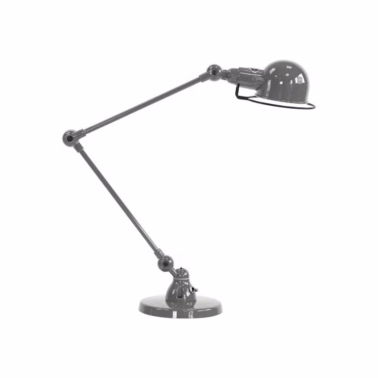 Jieldé Lampada da scrivania Signal SI333, Alluminio / Grigio / Zincato, Soggiorno / Sala da pranzo, Alluminio, Industriale, Lampada da tavolo