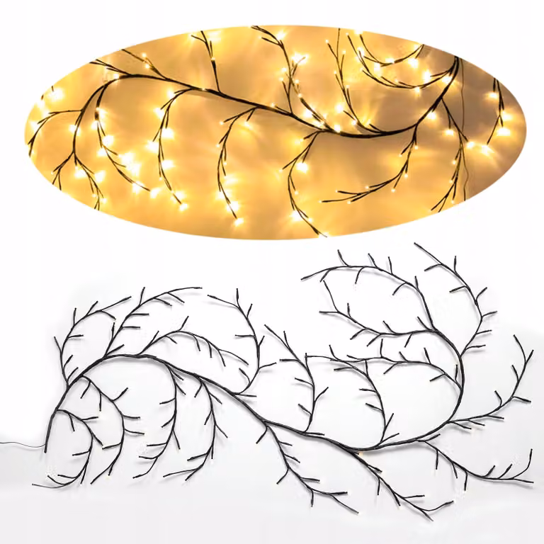 LED TREES DECORATIVE CHRISTMAS LIGHTS LAMPADA DECORAZIONE NATALE PER NATALE Decorazione da parete