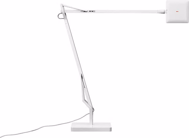 Lampada da tavolo Flos Kelvin LED regolabile in metallo disponibile in bianco, nero o cromato