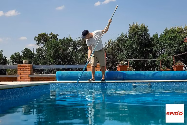 Spid'O SPR 1100 2963, pompa per filtro per piscina, 22 m³/h, 1,5 cavalli, filtro di grandi dimensioni, colore nero