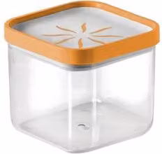 Barattolo in plastica Color Style Giallo zucca da 800 ml V60129400604