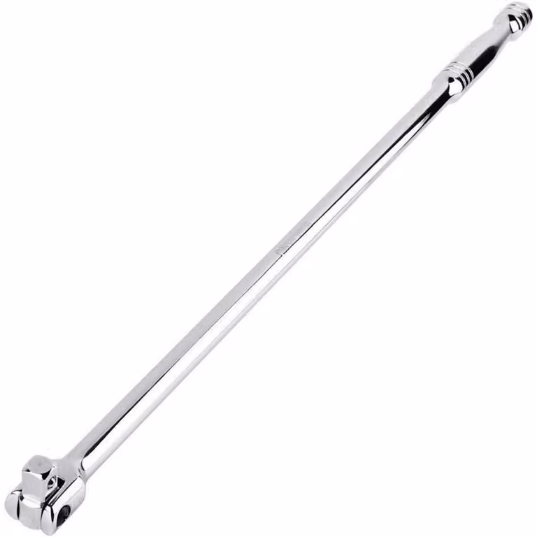 Chiave a T con giunto, lunghezza 600 mm, attacco 1/2", testa girevole a 180°, flessibile
