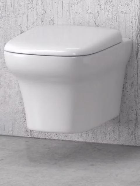 WC sospeso GRACE con sedile freno a ribalta