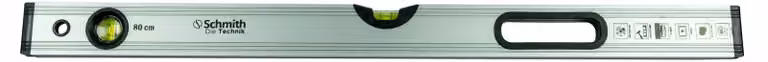 Livella a bolla professionale, anodizzata. Livella professionale da 80 cm, marca Schmith. Livella per muratori, livella per l'edilizia, strumento di misurazione, strumento di misurazione in alluminio, livella di alta qualità per cantieri, professionale