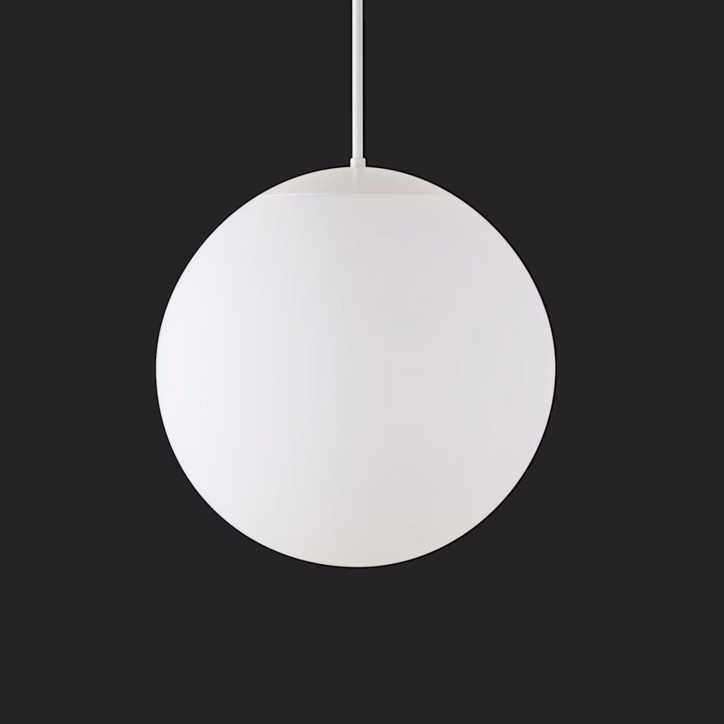 OSMONT ADR72013 ADRIA P3 HP apparecchio a sospensione in vetro bianco IP40 3000 K 52W LED combinazione di emergenza 3 h