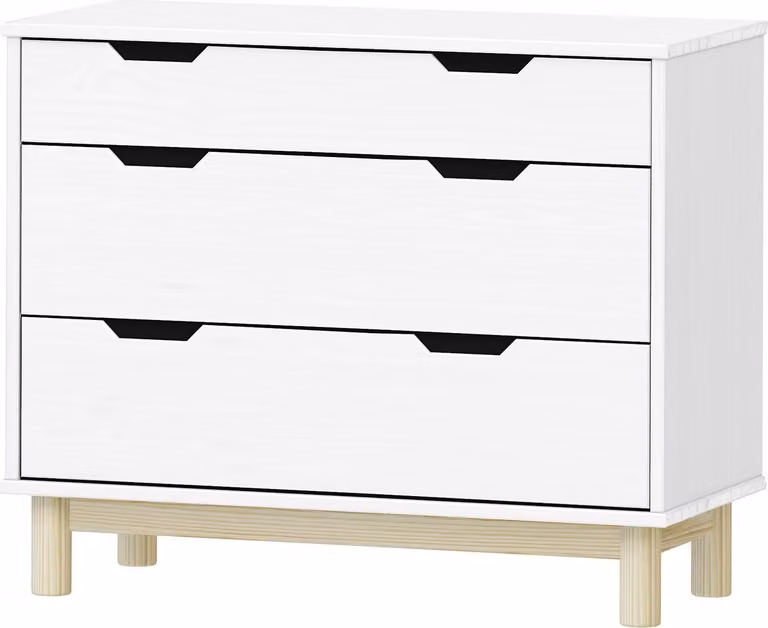 Cassettiera 2+1 BONITO 2 laccato bianco