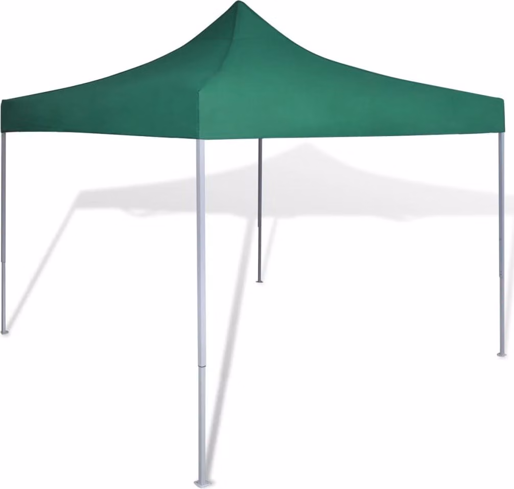 Tenda pieghevole The Living Store 3 x 3 m Verde