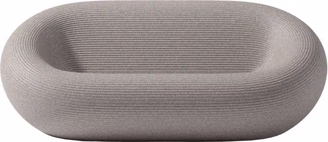 Sofà Qeeboo Nami Mix in polietilene multicolore per esterno e soggiorno L: 105 cm, P: 70 cm, H: 105 cm