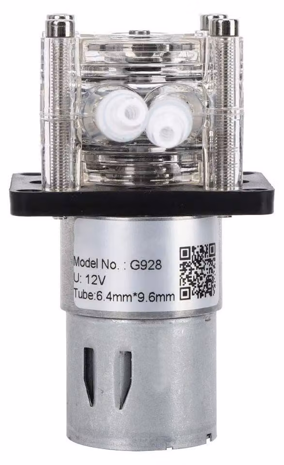 Pompe peristaltiche da 500 ml/min, 12 V DC, con tubo in silicone da 6,4x9,6 mm