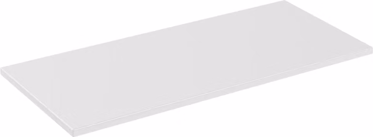 Piano Bagno Bianco Opaco 120 Cm Moderno In Mdf Per Lavabo