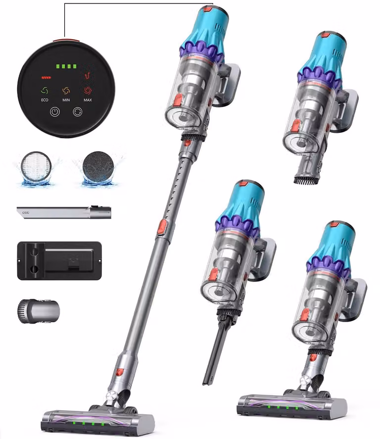 Aspirapolvere a batteria, multifunzionale, senza sacchetto, S15, UE