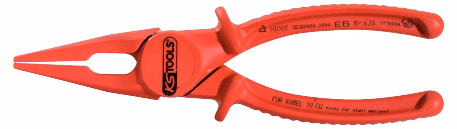 KS Tools 1171641 Flat nose pliers Plastic 190 mm