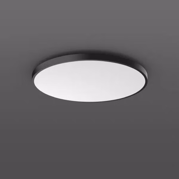 RZB Triona, 122 W, 11900 lm, 830, antracite, faretti da soffitto e da parete DALI, D 1009 H 88, 95°, plastica (PMMA) opalina 312303.0031.76
