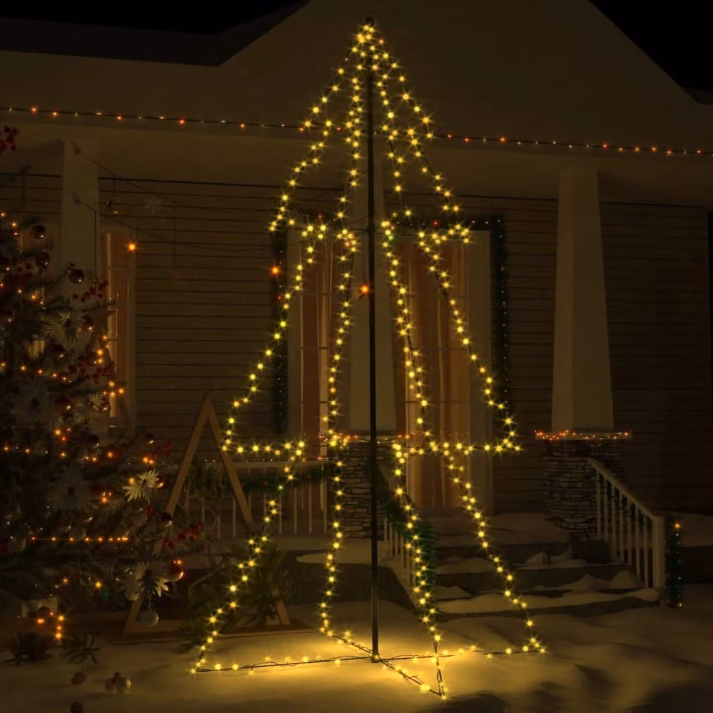 Maison Exclusive - Albero di Natale a Cono 300 LED per Interni Esterni 120x220 cm