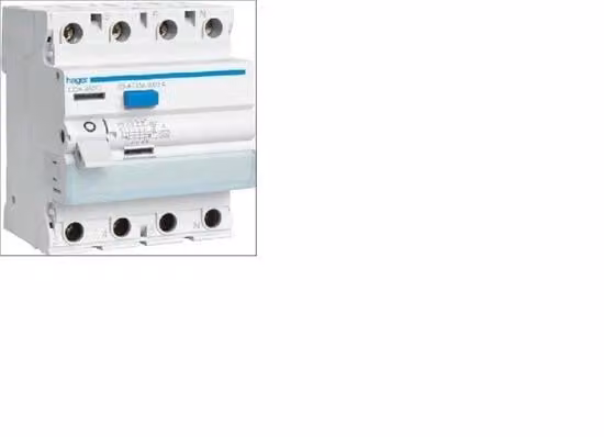 Interruttore di protezione RCD Hager Classe A CFA463G E2ZNA Bianco