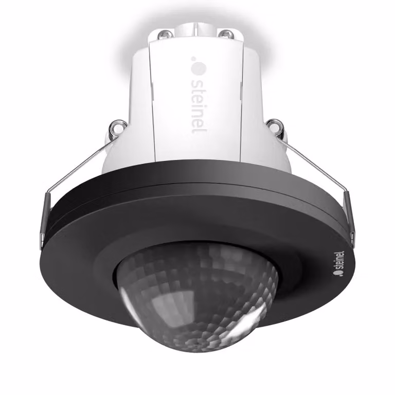 Rilevatore di movimento e presenza Steinel a infrarossi passivi, da incasso a soffitto, IP20, portata massima a 360°: Ø 24 m (452 m²) 086121