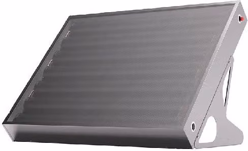 Sistema Solare Pleion Ego PRIME 110 Smart Solar Box, Collettore in Policarbonato Grigio per Tetto Piano, 1,28 mq