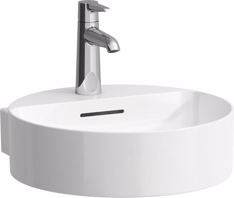 LAUFEN VAL lavabo à poser, sans trou pour robinet, sans trop-plein, 400x425mm, US. poncé, H8132814001121, H8132814001121