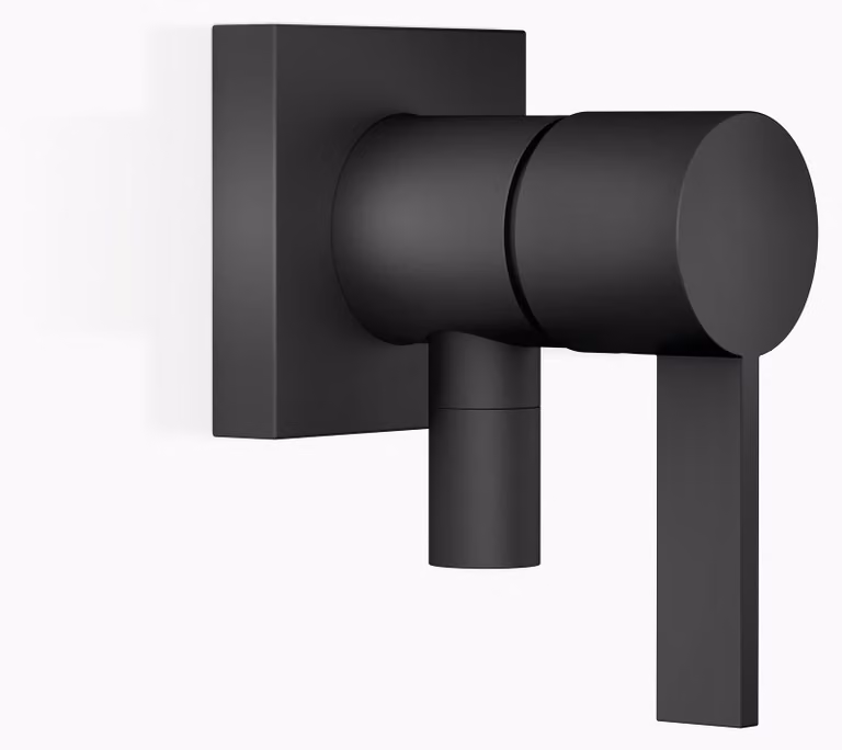 Dornbracht mitigeur monocommandé encastré avec plaques de recouvrement, avec raccordement de douche intégré, 36046970-33, 36046970-33