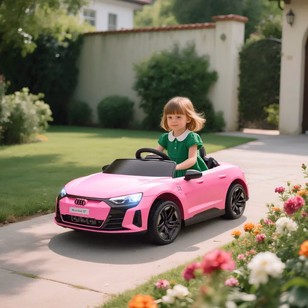 Macchina Elettrica per Bambini Audi RS 12V Rosa con Telecomando Giordanoshop – 2