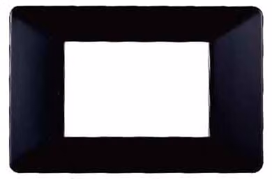 PLACCA COPRINTERRUTTORI NERA 'STARLIGHT' 4 Moduli