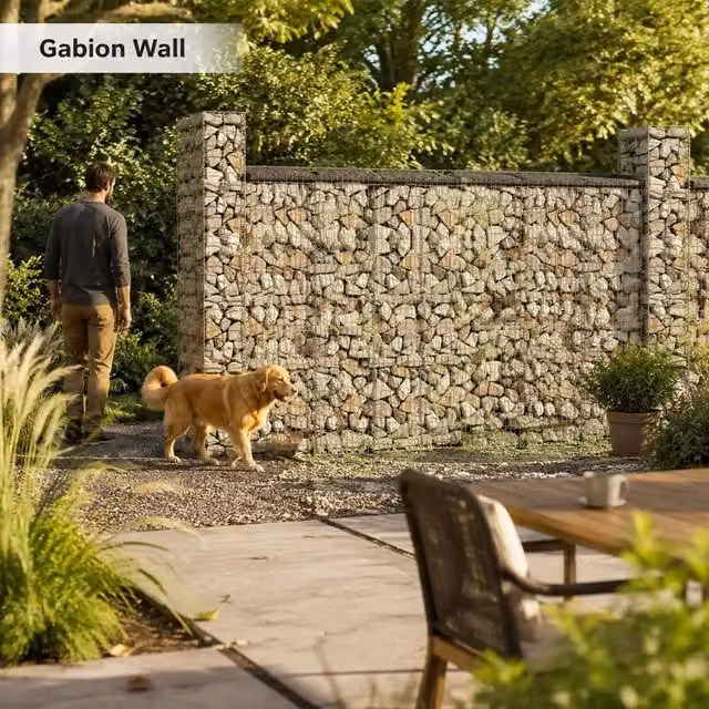 Gabion Wall With Cover, Galvanized Steel, 600 X 50 X 200 Cm