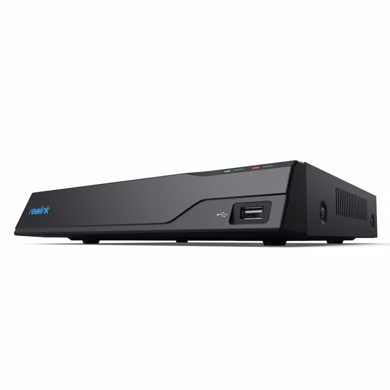 Reolink NVS8(NHD) - NVR PoE a 8 canali per la registrazione 24 ore su 24, 7 giorni su 7 Supporto fino a 16 MP Nessun HDD integrato Capacità di archiviazione fino a 12 TB