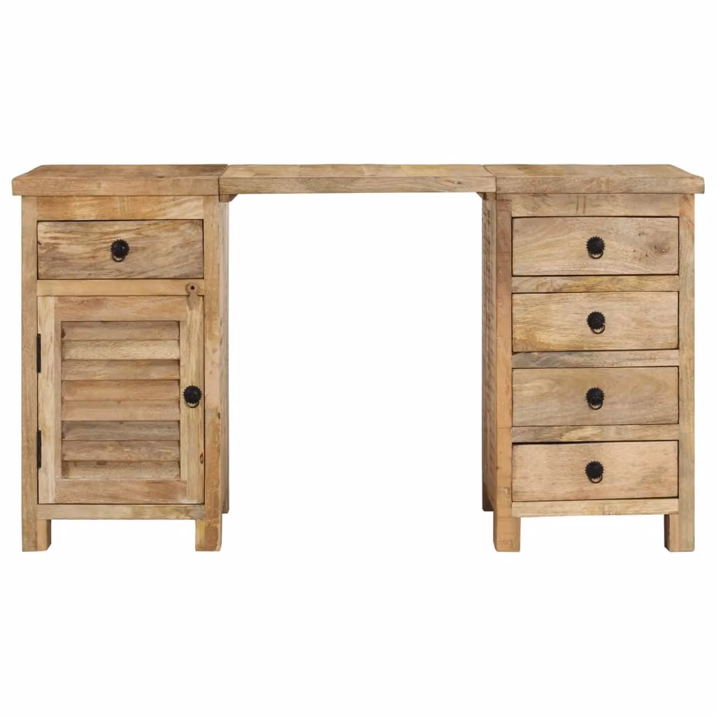 vidaXL Scrivania in legno massiccio di mango 140x50x77 cm