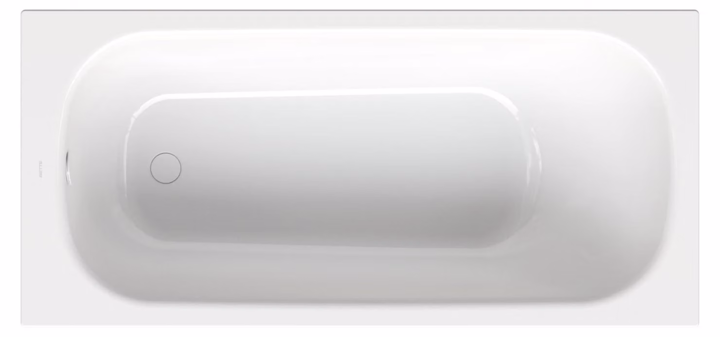 BetteClassic Baignoires rectangulaires, installation, 1 place, combinaison bain-douche, 1600x750x450mm, 1269-000AS, 1269-000AS