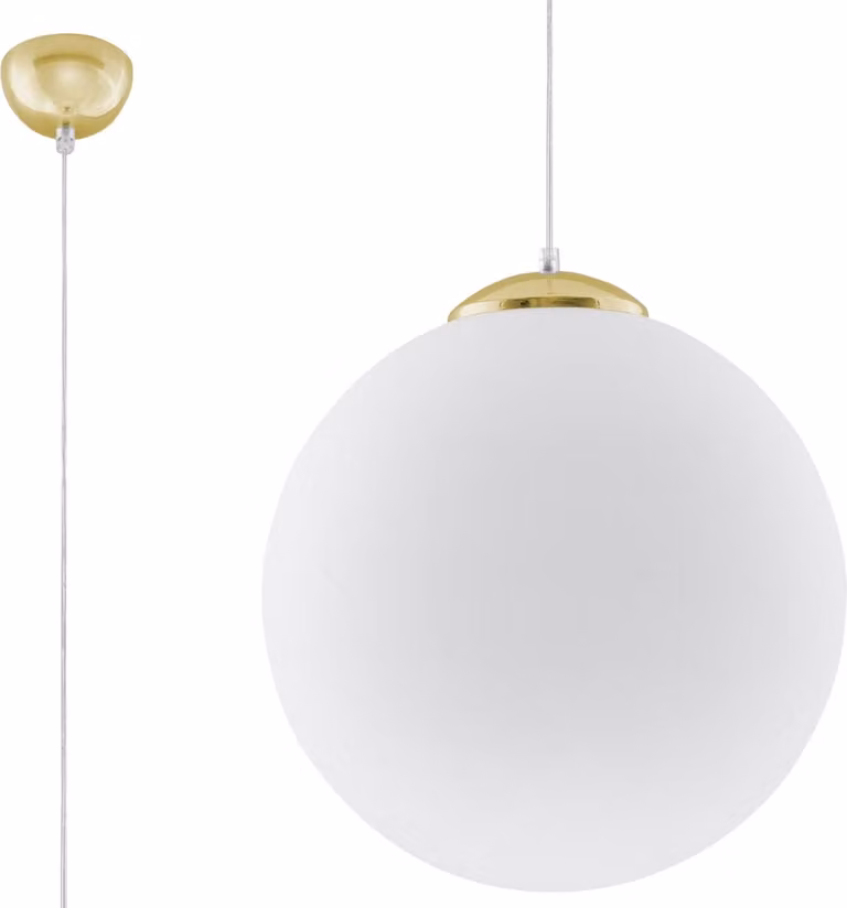 Elegante lampada a sospensione CALIX E27 in bianco