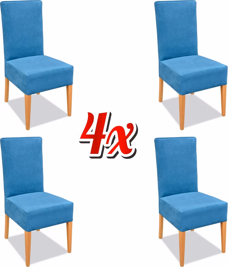 Klassischer Esszimmer Stuhl Gruppe Lehnstuhl 4x Stühle Garnitur Polster Samt
