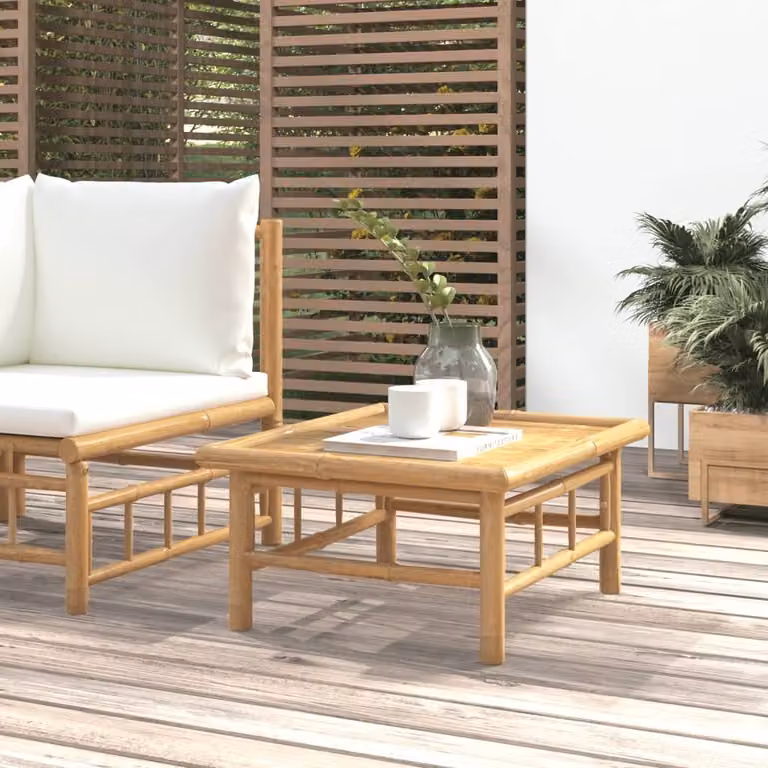 Maison Exclusive - Tavolo da giardino 65x55x30 cm, bambù