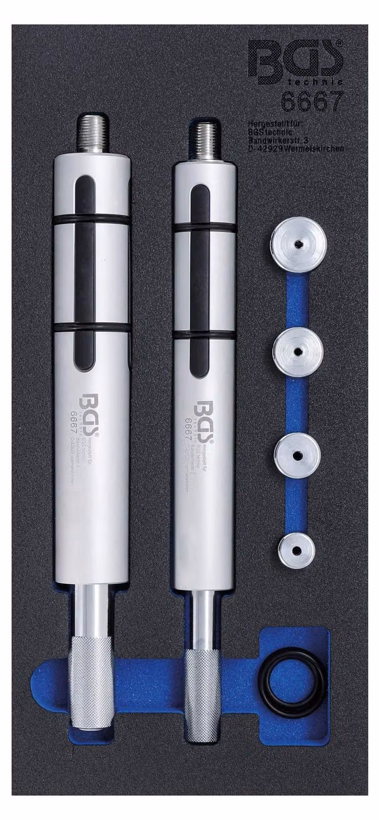 BGS carrello da officina 1/3: Set di utensili per il centraggio della frizione per camion 6 pezzi - 6667