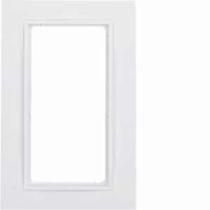 Berker 13096919 Cornice con ampio foro, bianco polare opaco, Berker B.7