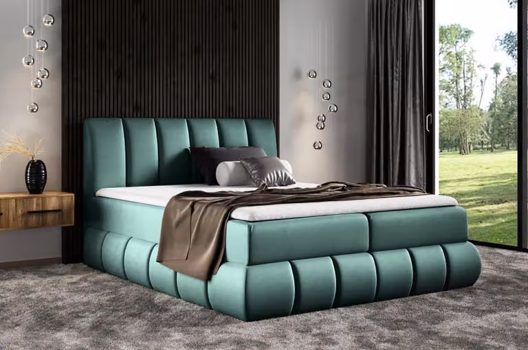Bett mit Bettkasten Ehebett Betten Boxspringbett Doppelbett Polsterbett Hotel
