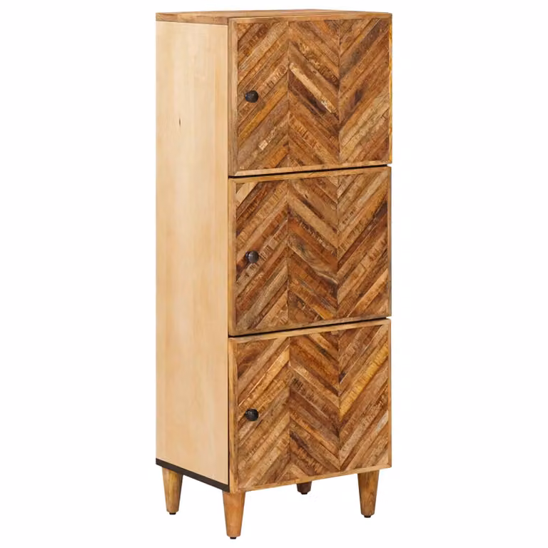 Armadio di stoccaggio moderno vidaXL in legno di mango marrone L: 40 cm, P: 33,5 cm, H: 110 cm