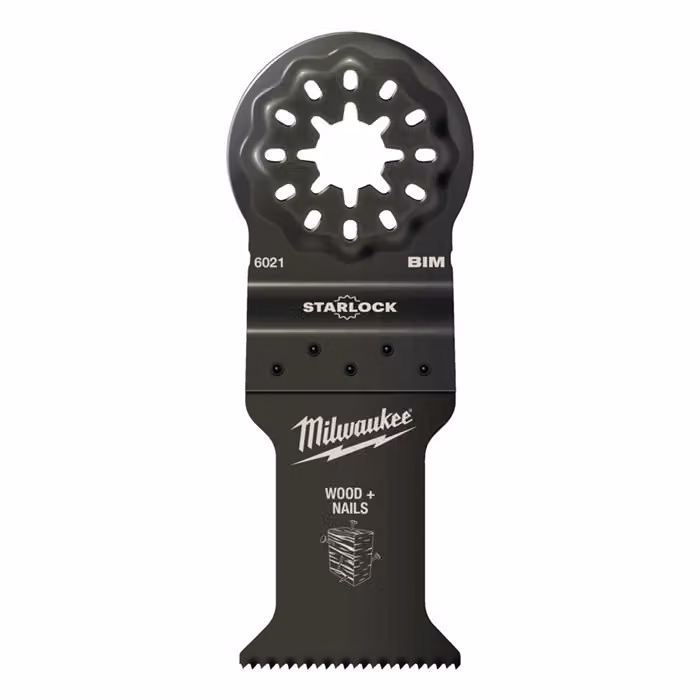 Utensile multifunzione Milwaukee Lama Starlock 10x Legno con chiodi