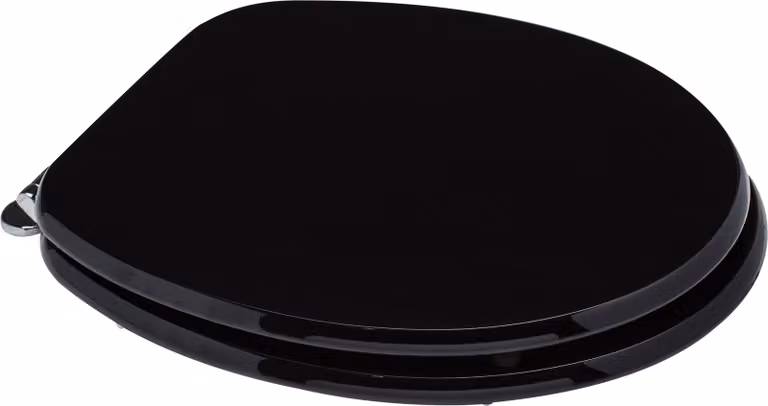 Copriwater universale nero in legno