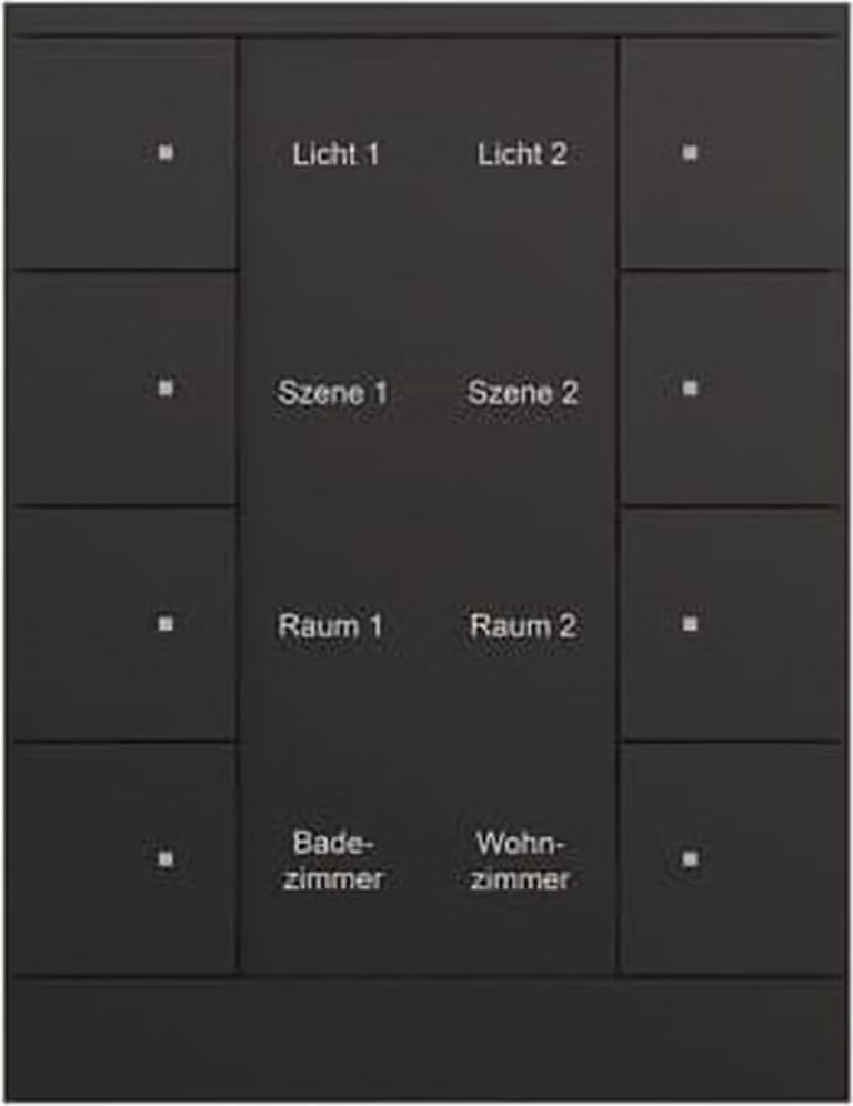 Elemento di comando Busch-Jaeger a 8 vie SB/U8.0.11-885, 1 pz.