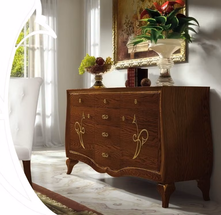 Anrichte Kommode xxl Schrank Luxus Kommoden Schrank Regal Konsole Möbel