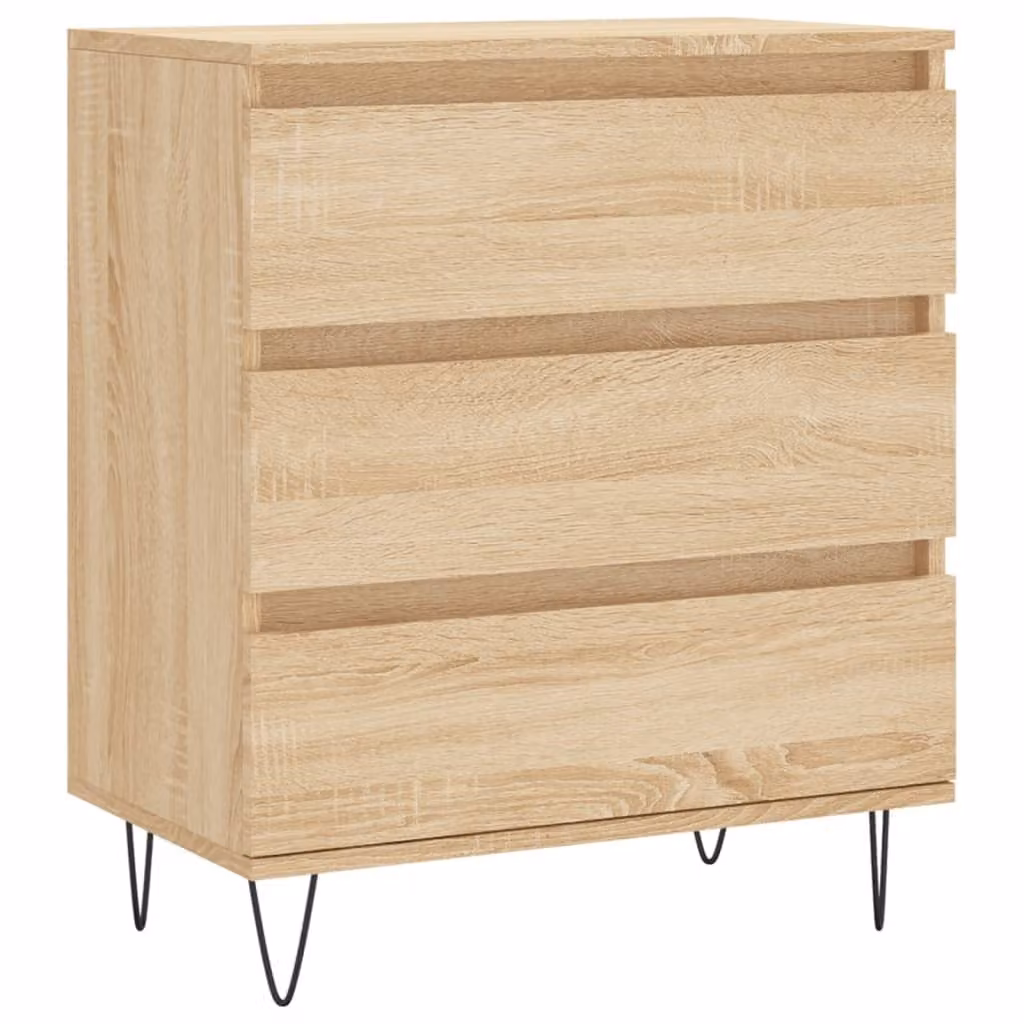 Credenza Rovere Sonoma 60x35x70 cm in Legno Multistrato
